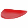 Plato Llano Inde Rojo 31 x 25 x 4 cm (6 Unidades)