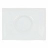 Assiette plate Inde Gourmet Porcelaine Blanc 29,5 x 22 x 3 cm (6 Unités)