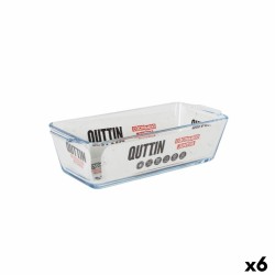 Plat de Four Quttin   verre Rectangulaire 825 ml 23,1 x 10 x 6,1 cm (6 Unités)