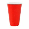 Set de Vasos Algon Desechables Cartón Rojo 10 Piezas 350 ml (20 Unidades)