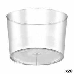 Lot de verres réutilisables Algon 230 ml Plastique 12 Pièces (20 Unités)