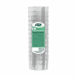 Lot de verres réutilisables Algon 230 ml Plastique 12 Pièces (20 Unités)