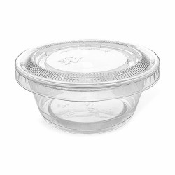 Set of reusable bowls Algon Sauces 10 Pieces Plastic 100 ml (36 Units)