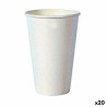 Set de Vasos Algon Desechables Cartón Blanco 35 Piezas 350 ml (20 Unidades)