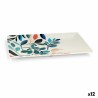 Tray La Mediterránea Alba Melamin 25 x 15 x 2 cm (12 Units)