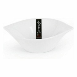 Bol pour Apéritifs Pica-pica gourmet Blanc 15 x 11,5 x 4,2 cm (24 Unités)