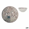 Bol La Mediterránea Grecia Porcelana Azul Marrón Ø 16 x 7 cm (24 Unidades)