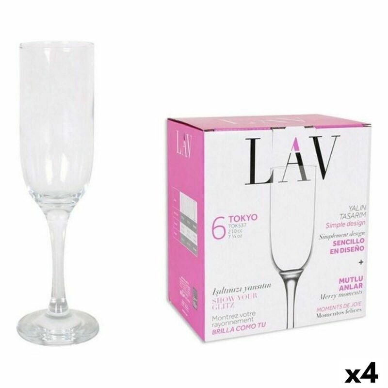 Set de Verres LAV Tokyo (4 Unités) (210 ml)