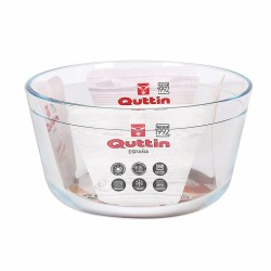 Plateau pour Four Quttin 104639 verre 2,9 L (4 Unités) (21,5 cm)