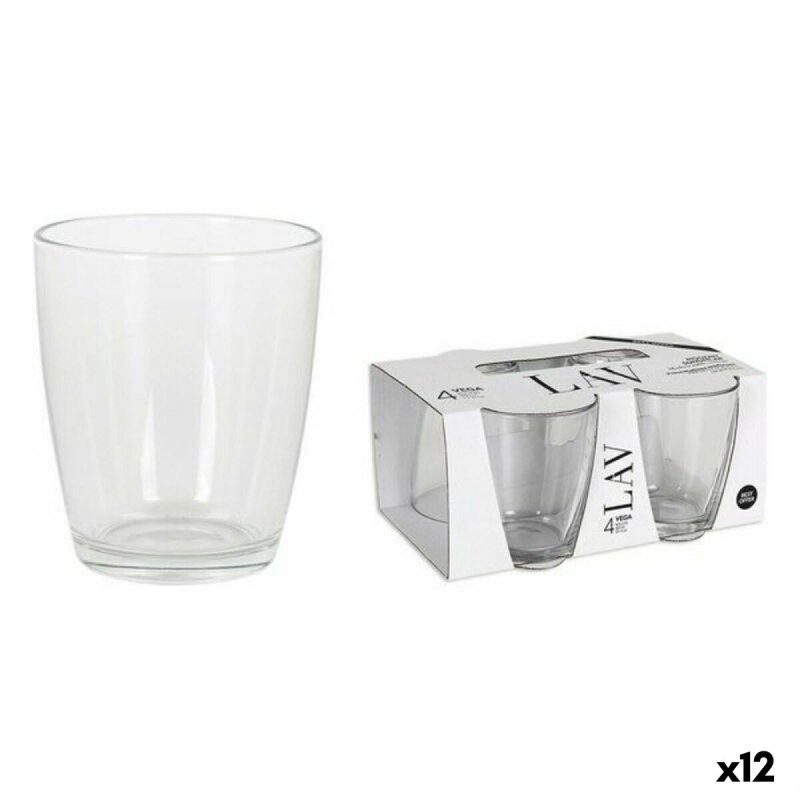 Set de Verres LAV 65357 340 ml 4 Pièces (4 Unités) (12 Unités)