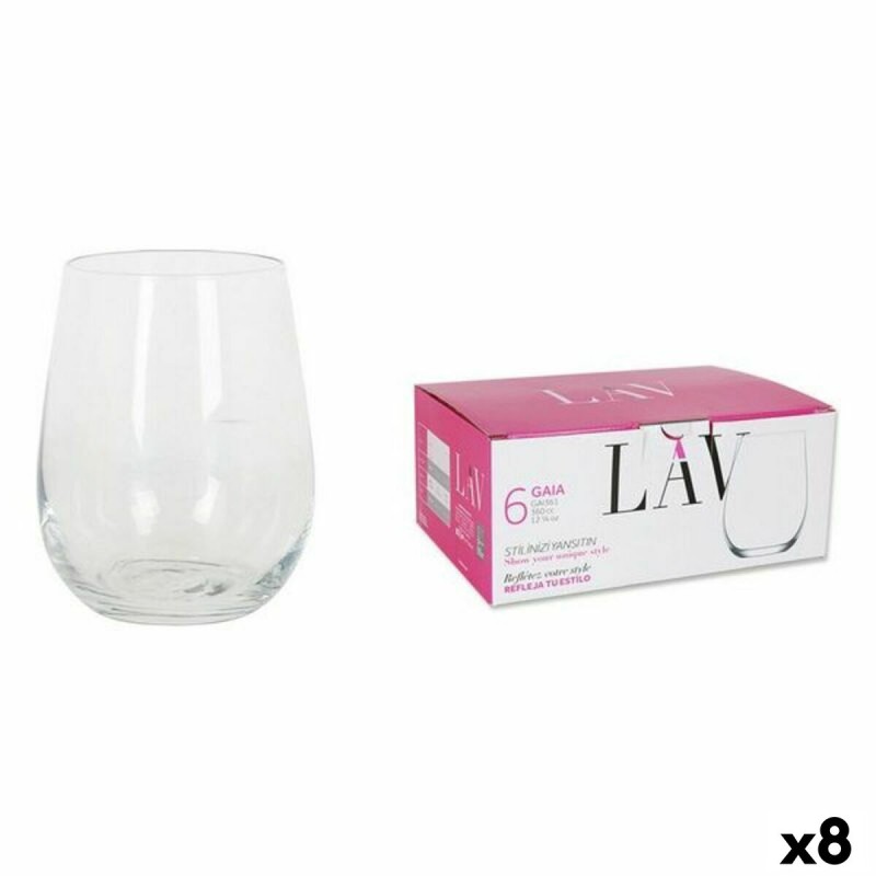 Set de Vasos LAV 77821 6 Piezas (8 Unidades) (360 ml)