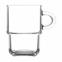 Juego de Tazas LAV 360 ml 11 x 8 x 12 cm Apilable 4 Unidades (6 Piezas)