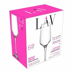 Set de Verres LAV Lal 6 Pièces (4 Unités) (6 pcs)