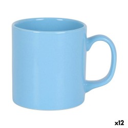 Taza Azul 300 ml Cerámica (12 Unidades)