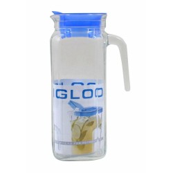 Pichet Borgonovo Igloo Transparent verre Bleu 1,2 L (6 Unités)