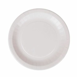 Set de Platos Algon Desechables Blanco Cartón 28 cm (36 Unidades)