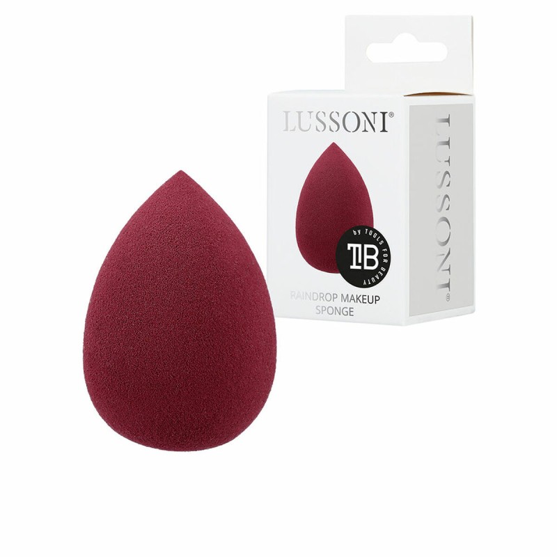 Éponges de maquillage Lussoni Raindrop Bordeaux