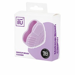 Nettoyeur pour pinceaux de maquillage Ilū Brush Cleaner Coeur Silicone (1 Unités)