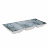 Snack tray La Mediterránea Dalian 3 Compartments 25 x 11 x 3 cm (24 Units)