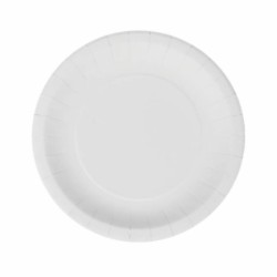 Set de Platos Algon Desechables Blanco Cartón 20 cm (36 Unidades)