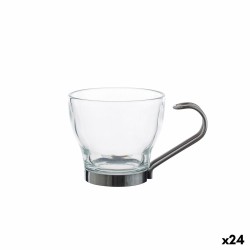 Juego de Tazas de Café La Mediterránea Amberg 100 ml 3 Piezas 24 Unidades 9 x 6,5 x 6 cm