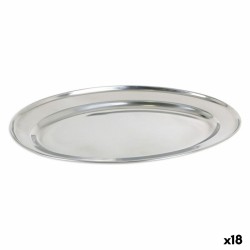 Bandeja Privilege 42853 Acero Inoxidable Oval (18 Unidades) (35 x 22,2 cm)