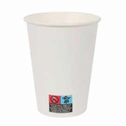 Set de Verres Algon Carton Produits à usage unique Blanc 36 Unités (12 Pièces)