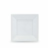 Set of reusable plates Algon White Plastic 18 x 18 x 1,5 cm (24 Units)