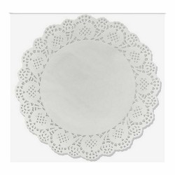 Cake stand Wooow White Paper 24 Pieces