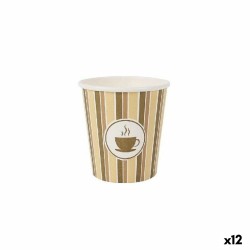 Set de Vasos Algon Cartón Café 50 Piezas 120 ml (12 Unidades)