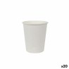 Set de Verres Algon Carton Blanc 12 Pièces 250 ml (20 Unités)