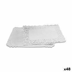 Base para pastel Algon Blanco 18,5 x 25,5 x 1,5 cm (3 Piezas) (48 Unidades)