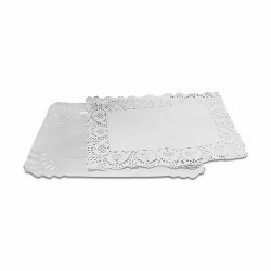 Base de gâteau Algon Blanc 18,5 x 25,5 x 1,5 cm (3 Pièces) (48 Unités)