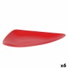 Snack tray Ceramic Red 41 x 24 x 5 cm (6 Units)