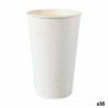 Set de Vasos Algon Desechables Cartón Blanco 6 Piezas 450 ml (16 Unidades)