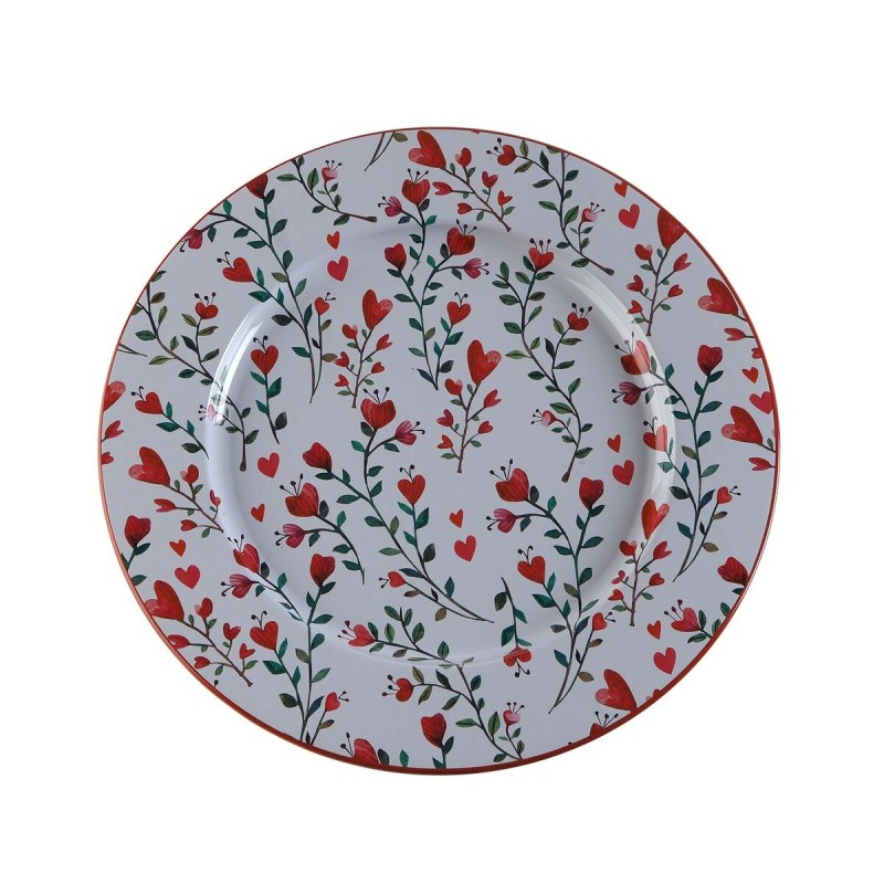 Dessous d'Assiette Versa Coeurs Métal 33 x 1,5 x 33 cm