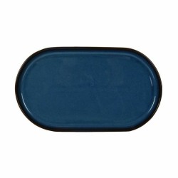 Bandeja de Aperitivos La Mediterránea Chester Azul Ovalado 30,5 x 17,5 x 2,8 cm (8 Unidades)