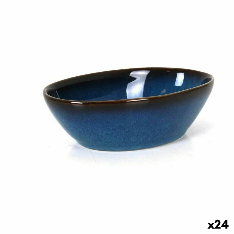 Cuenco La Mediterránea Pica-pica Azul 14,2 x 8,5 x 4,2 cm (24 Unidades)