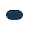 Snack tray La Mediterránea Chester Blue Oval 13 x 8 x 4 cm (24 Units)