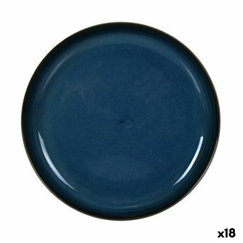 Plateau apéritif La Mediterránea Chester Bleu Ronde 19,6 x 2,2 cm (18 Unités)