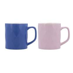 Tasse Quid Losanges Céramique 330 ml (12 Unités)