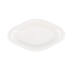 Bandeja de Aperitivos Quid Select Blanco Plástico 17 x 9,5 x 2 cm (20 Unidades)