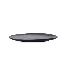 Assiette plate Bidasoa Cosmos Noir Céramique 23 cm (6 Unités)