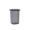 Tin Quid City With lid 1,2 L Grey Plastic (12 Units)