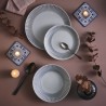 Dessert dish Luminarc Cottage Grey Glass 19 cm (24 Units)