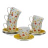 Ensemble de tasses à café Versa Flandes 6 Unités Porcelaine