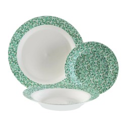 Juego de Tazas de Café Versa Flores 6 Unidades Porcelana