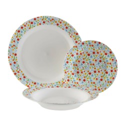 Juego de Tazas de Café Versa Corazones 6 Unidades Porcelana