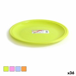 Assiette plate Dem Bahia Plastique Ø 25 x 25 x 2 cm (36 Unités)