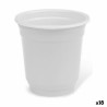 Set de Vasos de Chupito Algon Reutilizable Blanco Plástico 72 Piezas 50 ml (18 Unidades)